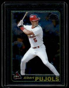Albert Pujols RC 2001 Topps Chrome #T247 Rookie Baseball Card