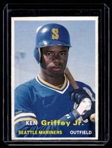 Ken Griffey Jr. RARE 1990 SCD Baseball Card Pocket Price Guide #44