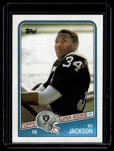 Bo Jackson RC 1988 Topps #327 Rookie Football Card