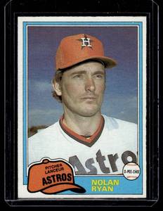 Nolan Ryan 1981 OPC #240 Vintage Baseball Card