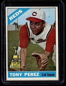 Tony Perez Rookie Cup 2nd Year 1966 Topps #72 Vintage Baseball Card