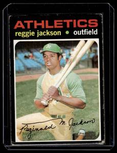 Reggie Jackson 1971 Topps #20 Vintage Baseball Card