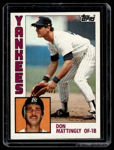 Don Mattingly RC 1984 Topps #8 Vintage Rookie Baseball Card