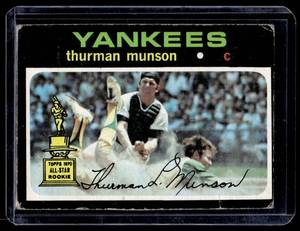 Thurman Munson 2nd Year Rookie Cup 1971 Topps #5 Vintage Baseball Card