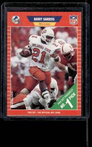 Barry Sanders RC 1989 Pro Set #494 Rookie Football Card