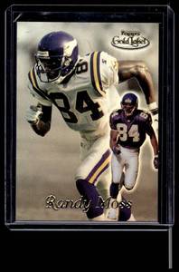 Randy Moss 1999 Topps Gold Label Refractor Class 2 #50 Minneosta Vikings Football Card