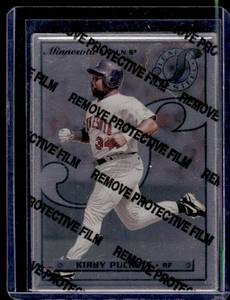 Kirby Puckett 1996 Leaf Steel #41 Minnesota Twins Baseball Card