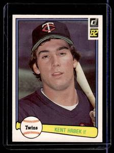 Kent Hrbek RC 1982 Donruss #557 Rookie Vintage Minnesota Twins Baseball Card