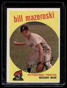 Bill Mazeroski 1959 Topps #415 Vintage Baseball Card