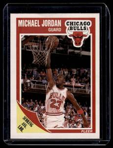 Michael Jordan 1989 Fleer #21 Basketball Card
