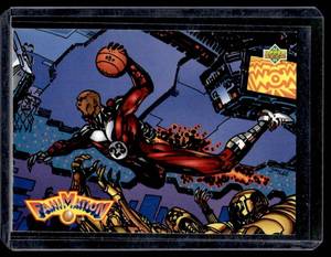 Michael Jordan Fanimaion 1993 Upper Deck Agent 23 #506 Basketball Card