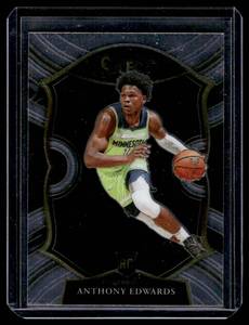 Anthony Edwards RC 2020-21 Select #61 Rookie Minnesota Timberwolves Basketball Card