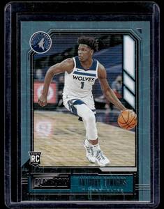 Anthony Edwards RC 2020-21 Chronicles Playbook #167 Rookie Minnesota Timberwolves Basketball Card
