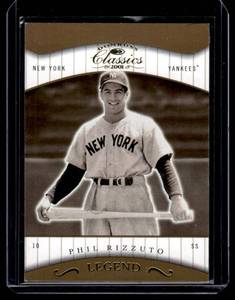 Phil Rizzuto 1755 2001 Donruss Classics Legend #200 Numbered 17181755 Baseball Cad