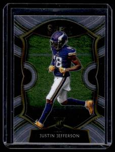 Justin Jefferson RC 2020 Select #61 Rookie Minnesota Vikings Football Card