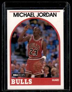 Michael Jordan 1989 NBA Hoops #200 Basketball Card