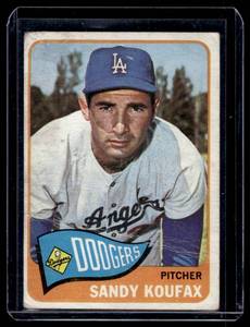 Sandy Koufax 1965 Topps #300 Vintage Baseball Card