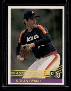 Nolan Ryan 1984 Donruss #60 Vintage Baseball Card