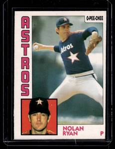 Nolan Ryan 1984 OPC #66 Vintage Baseball Card