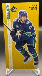 Quinn Hughes Gold RC Tallboy 2019-20 Parkhurst #TBA-1 Rookie Hockey Card