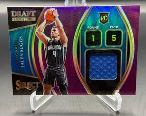 Jalen Suggs 99 RE Prizm Relic 2021-22 Select Draft Selections Numbered 2699 Minnesota Native Rookie Basketball Card