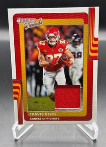 Travis Kelce Relic 2025 Donruss Threads #DTH-TKW Football Card