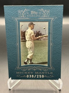 Mickey Mantle 250 2007 Topps Sterlings #6 Numbered 036250 Baseball Card