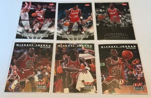 6 Card Michael Jordan Basketball Lot