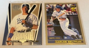 Carlos Beltran 2 RC Baseball Rookie Card Lot