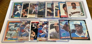 15 Card Top 80s90s Rookie Lot - Thome, Thomas, Bagwell, Biggio, Sosa, McGriff, Alomar, Garciapara