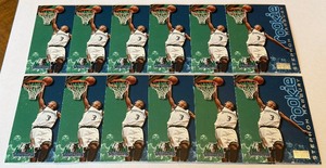 (12) Stefon Marbury RC Skybox Premium Minnesota Timberwolves Rookie Basketball Card Lot