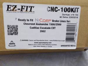 Brake Lines CNC-100 Kit...
