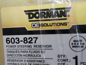 Dorman Power Steering Reservoir...