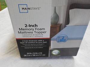 Mainstays 2 Memory Foam Mattress T...