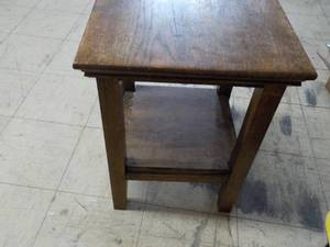 Wood End Table 18 x 18 x 24...