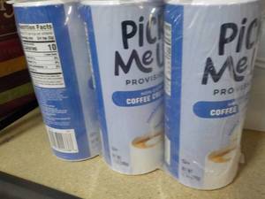 3 Pick Me Up 12 oz Non Dairy Coffee...