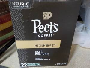 Keurig Peets Medium Roast 22 Coffee...