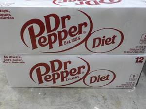 2 Diet Dr. Pepper 12 packs...
