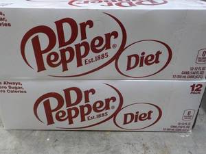 2 Diet Dr. Pepper 12 packs...