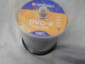 100 Verbatim DVD-R...