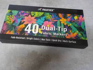Pagather 40 Dual Tip Fabric Markers...