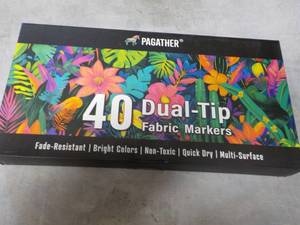 Pagather 40 Dual Tip Fabric Markers...