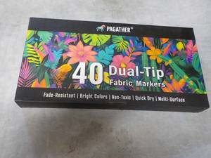 Pagather 40 Dual Tip Fabric Markers...