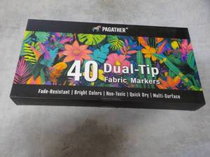 Pagather 40 Dual Tip Fabric Markers...