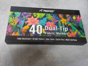 Pagather 40 Dual Tip Fabric Markers...
