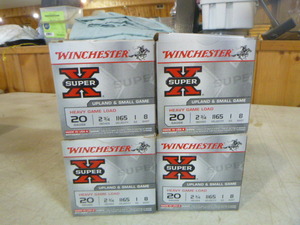 4 Boxes of Winchester 20 Gauge Shotgun Shells