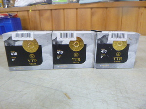 3 Boxes of YTR Troy 410 Gauge Shotshells
