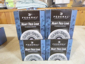 4 Boxes of Federal Heavy Field Load 20 Gauge Shotgun Shells
