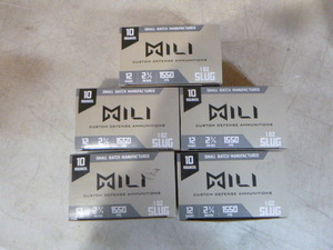 5 Boxes of Mili 12 Gauge Slugs