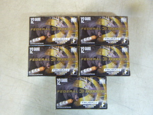 5 Boxes of Federal Truball 12 Gauge Deep Penetrator Rifled Slugs